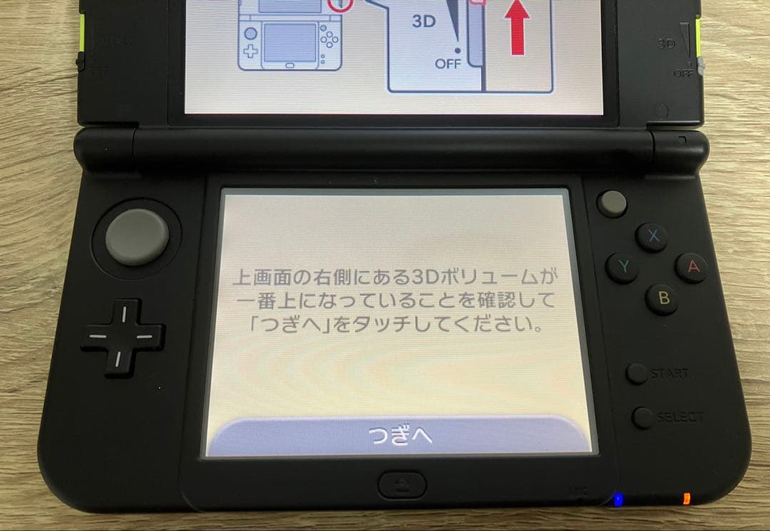 【美品】Newニンテンドー3DS LL ライム×ブラック