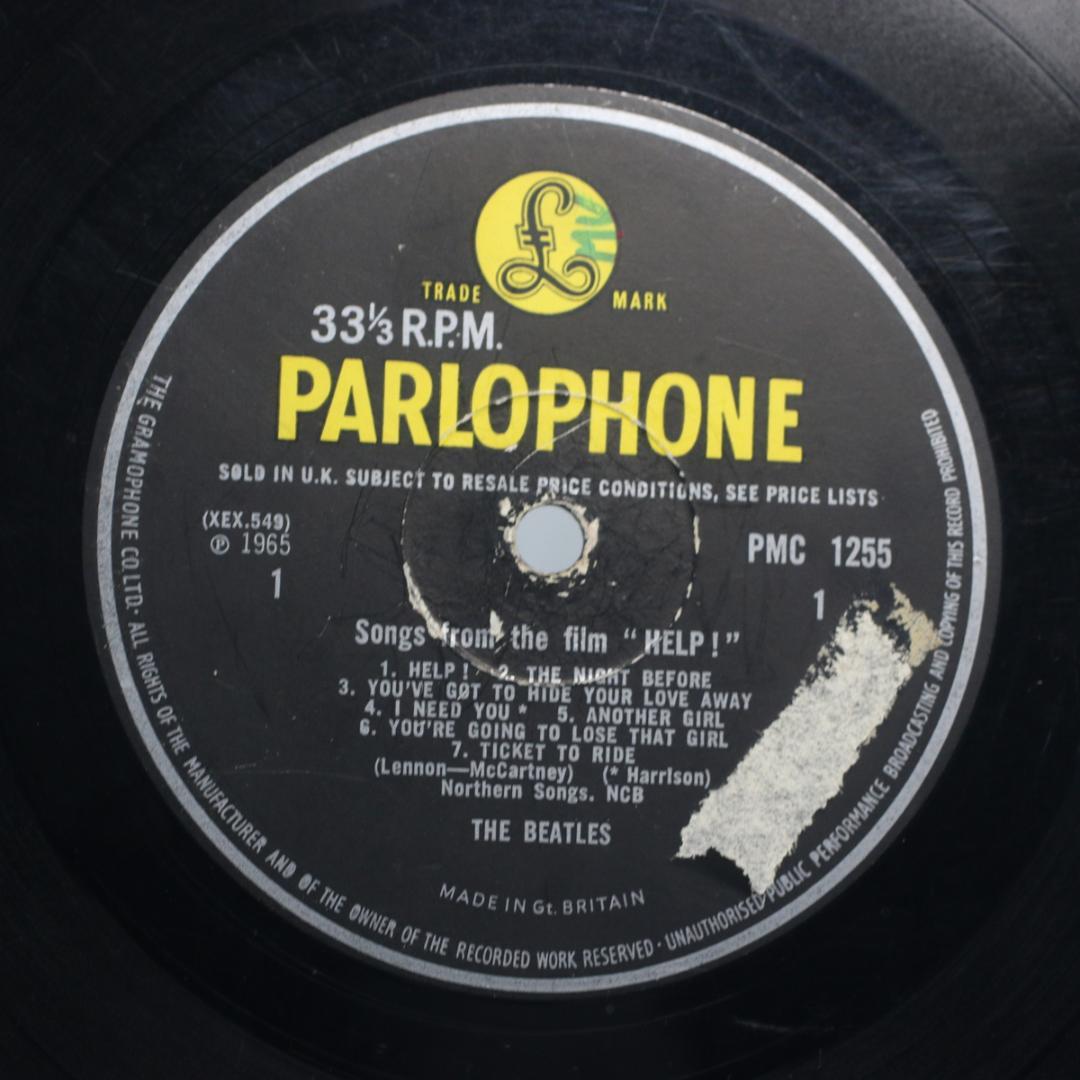 英LP The Beatles Help! UKオリジナル 1stプレスMono