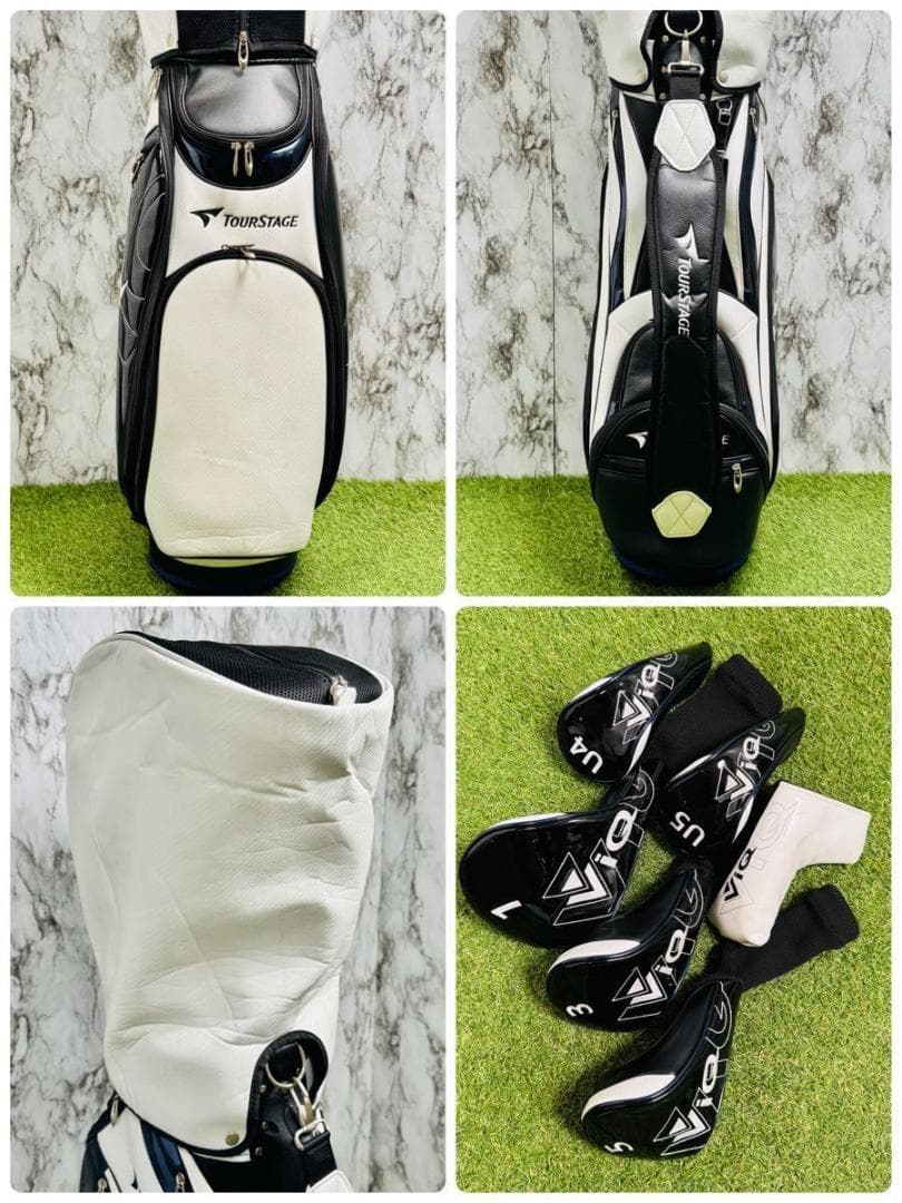 【良品】ツアーステージ ViQ 2021 メンズゴルフセット 13本 S