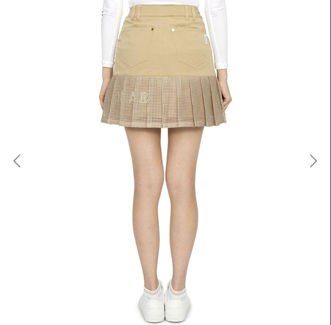 再再再値下げ美品 マークアンドロナ　スカート36 定価40700円 ベージュ