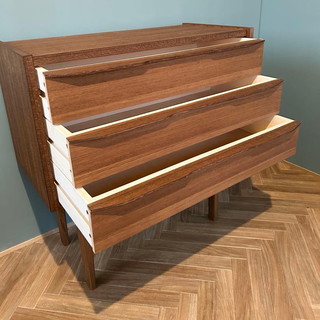 ま*ば様 チーク サイドボード チェスト 北欧 ミッドセンチュリー ビンテージ