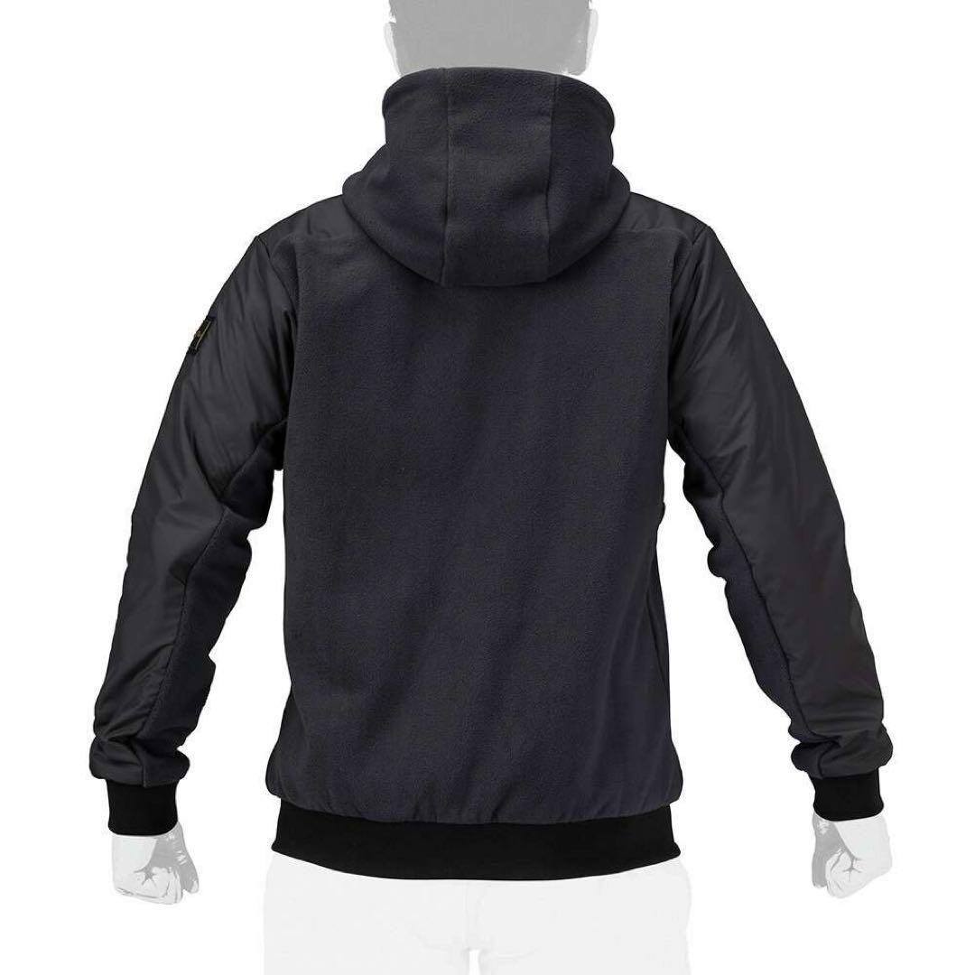 【ミズノプロ】 プルーフフリースフーディ M ブラック 12JEBK71