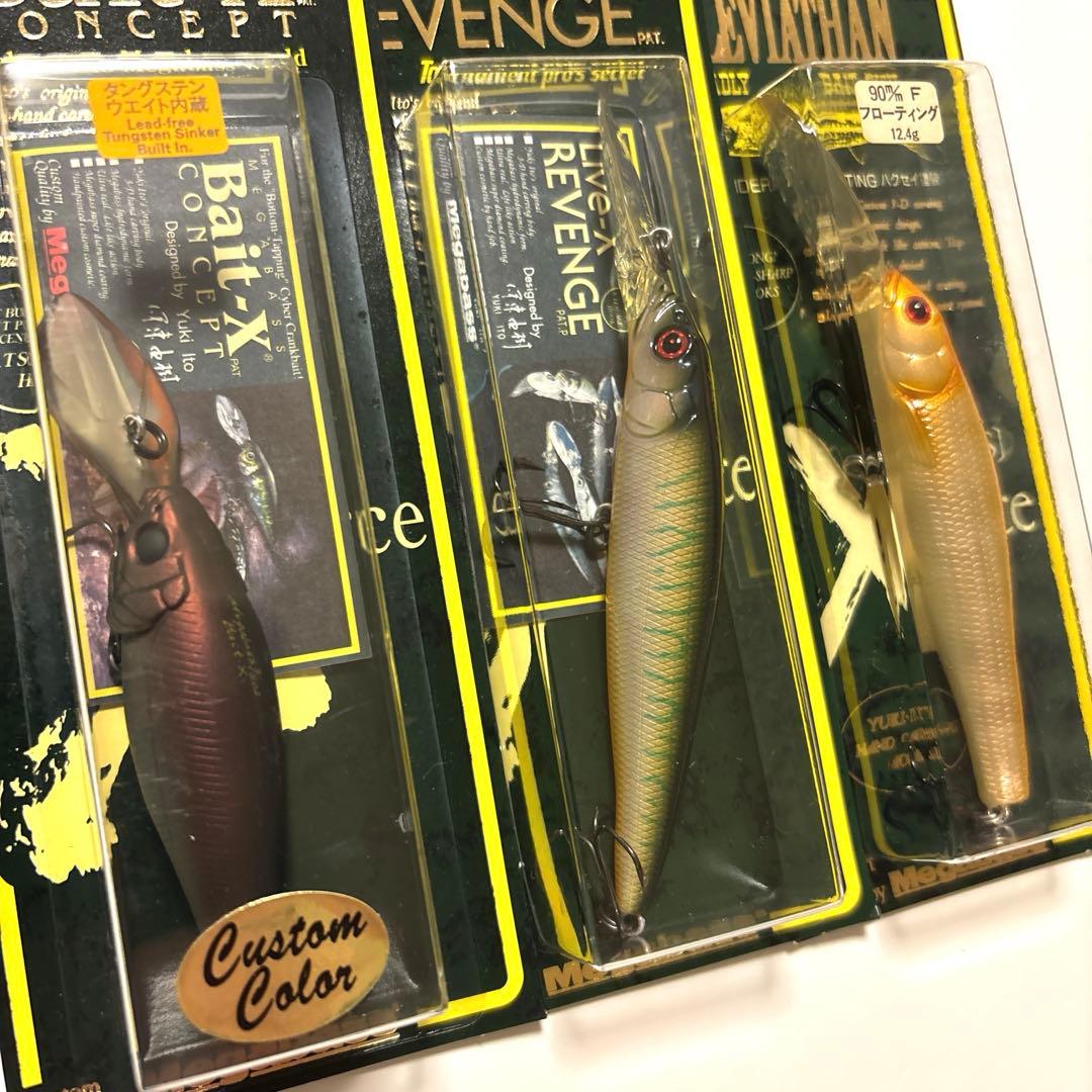 『メガバス・ダイビング系ルアー』ライブＸリバイアサン・ライブＸリベンジ・ベイトＸ