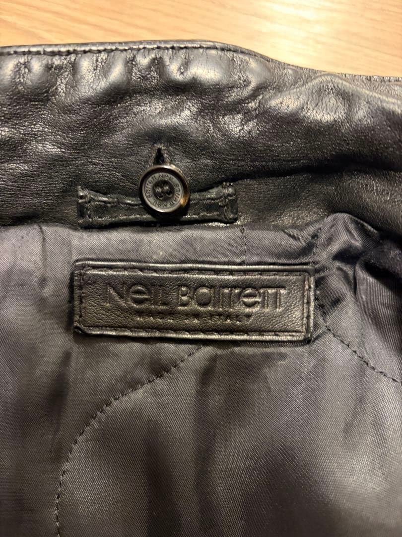 モ*ゴ様 NEIL BARRETT ブラックレザージャケット