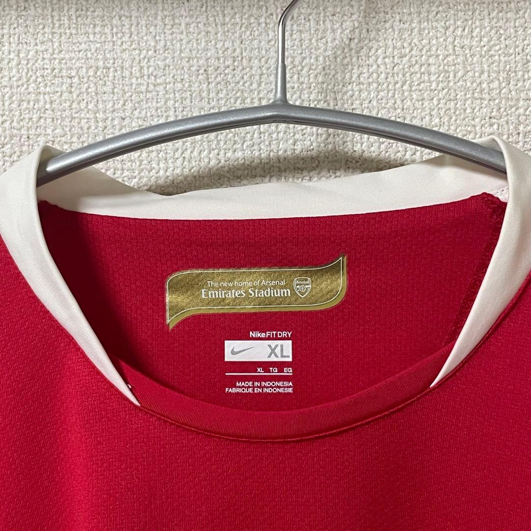 ナイキ　アーセナル　ユニフォーム　ガナーズ　プレミアリーグ　背番号なし　赤　XL