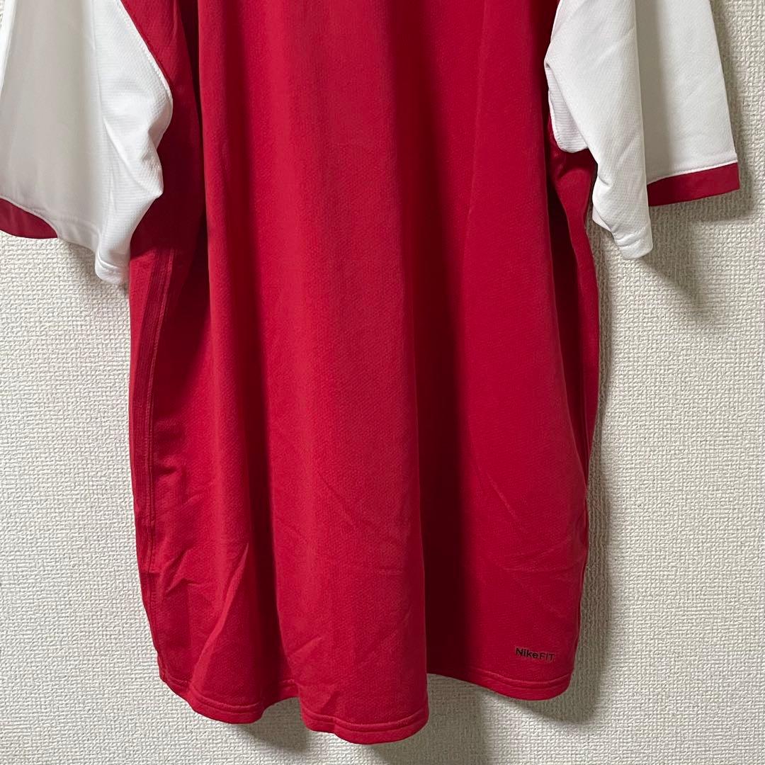 ナイキ　アーセナル　ユニフォーム　ガナーズ　プレミアリーグ　背番号なし　赤　XL