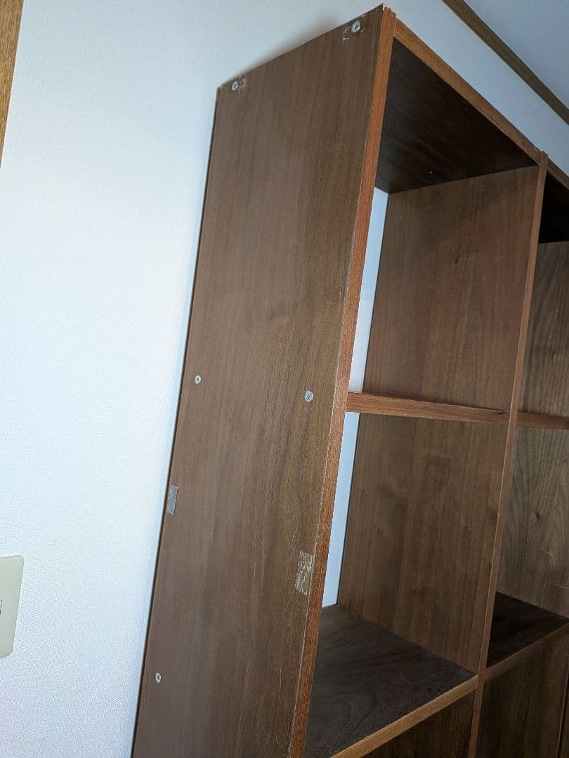 《送料込》無印良品 スタッキングシェルフ 5×2 ウォールナット 棚収納木製家具