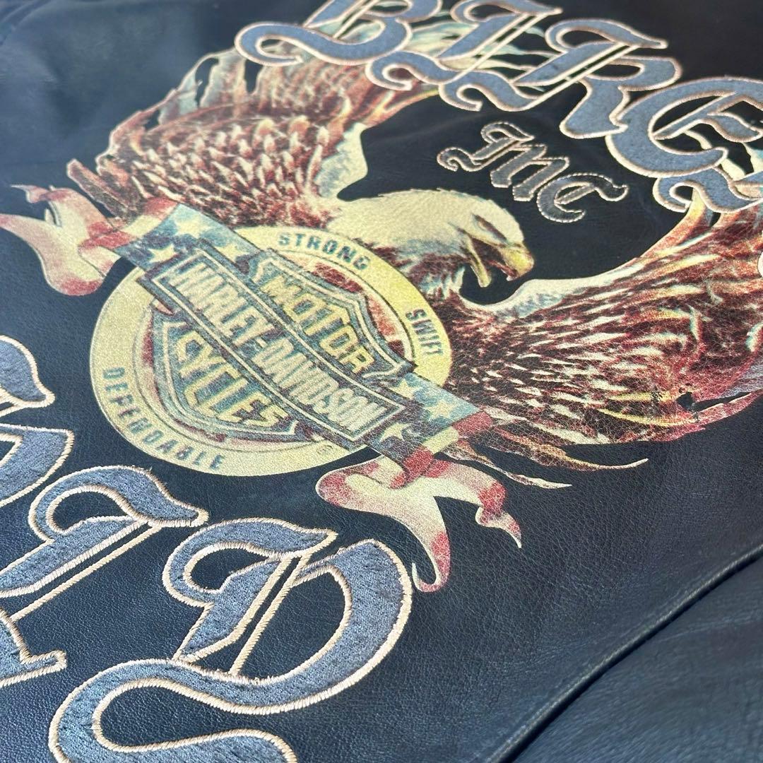 【超希少】良デザイン HARLEY-DAVIDSON レザーライダースジャケット