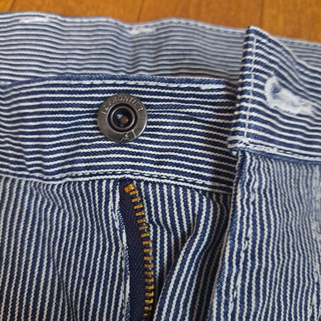 アイズフロンティア LL ワーク　上下セット7340ブルーヒッコリー