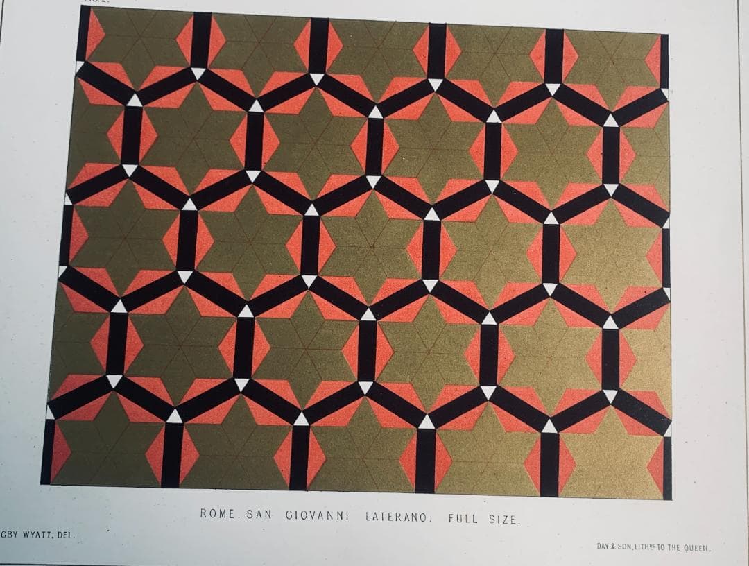 洋書 The Geometrical Mosaic of the Middle Age