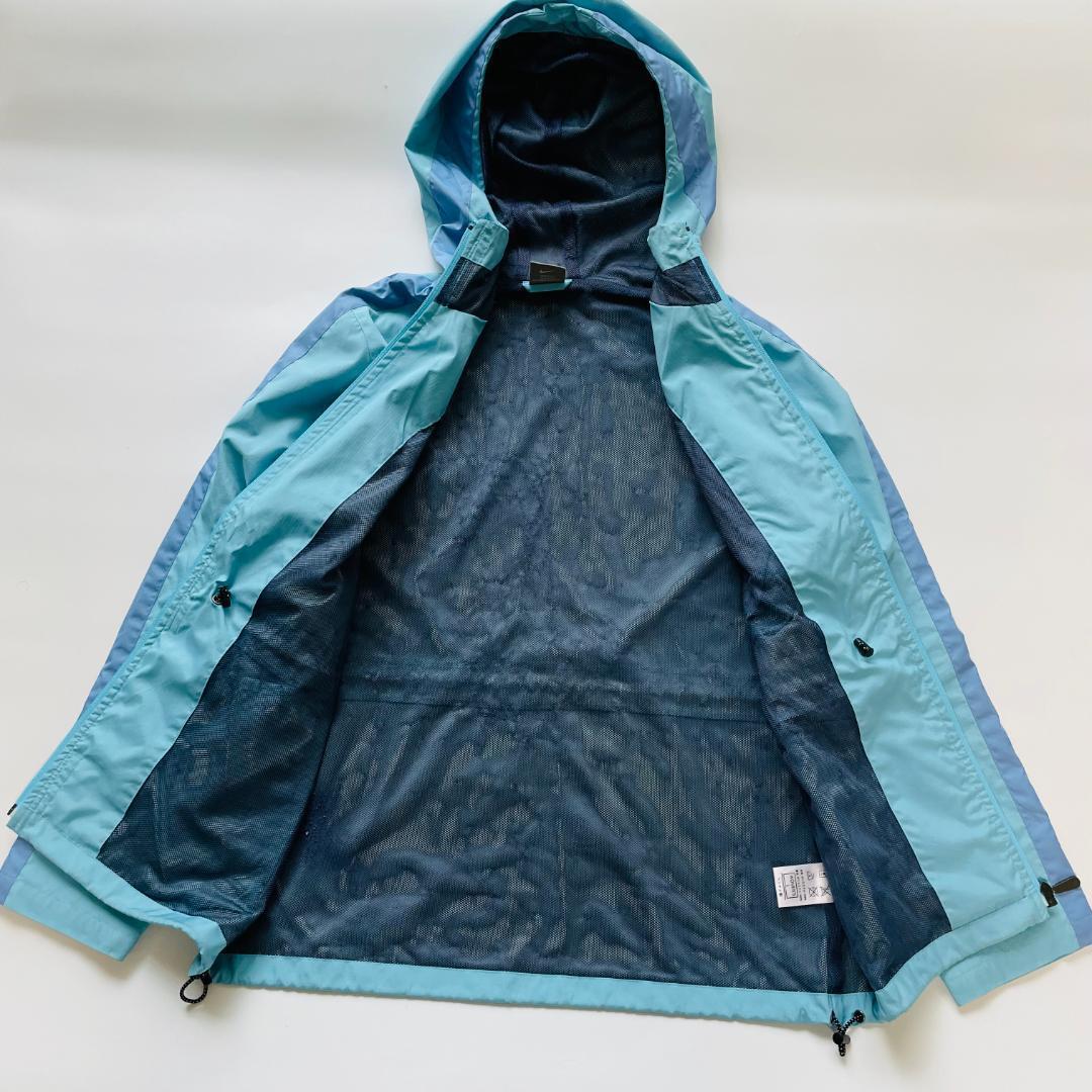 NIKE ナイキ ナイロンジャケット パンツ セットアップ L ターコイズブルー