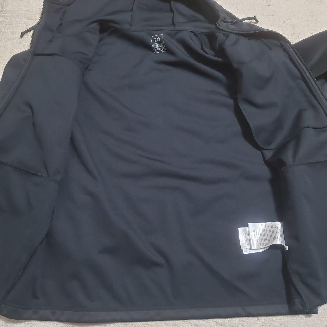 【美品】Daiwaダイワ ウインドブロックパーカー ブラック　サイズL　ブラック