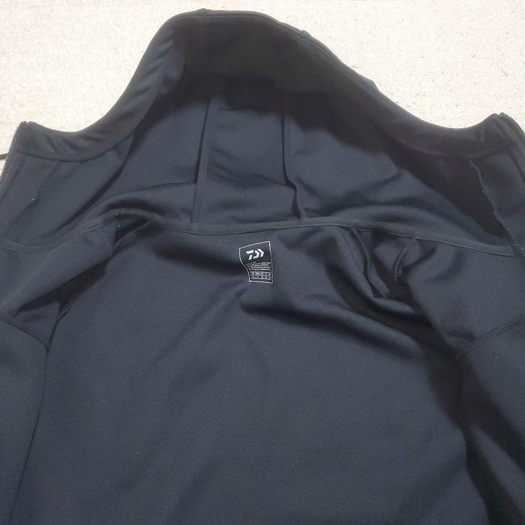 【美品】Daiwaダイワ ウインドブロックパーカー ブラック　サイズL　ブラック