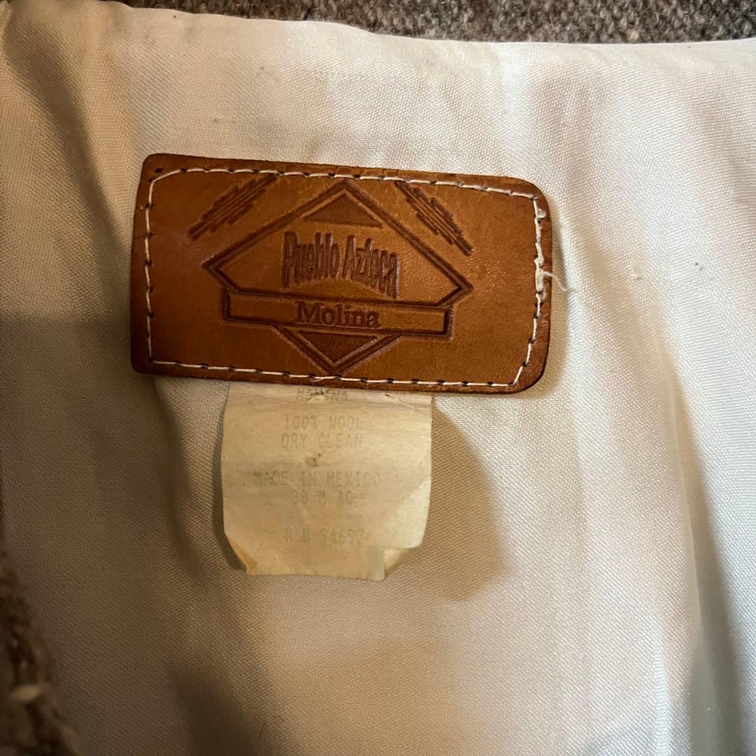【鬼レア❗️】ビンテージ Molina モリーナ ネイティブ ジャケット チマヨ