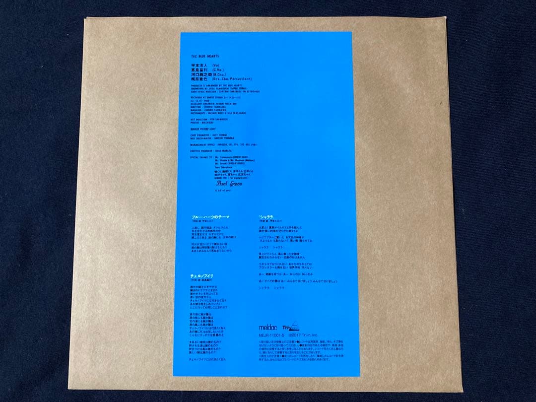 ブルーハーツ　7インチ ブルーハーツのテーマ　チェルノブイリ