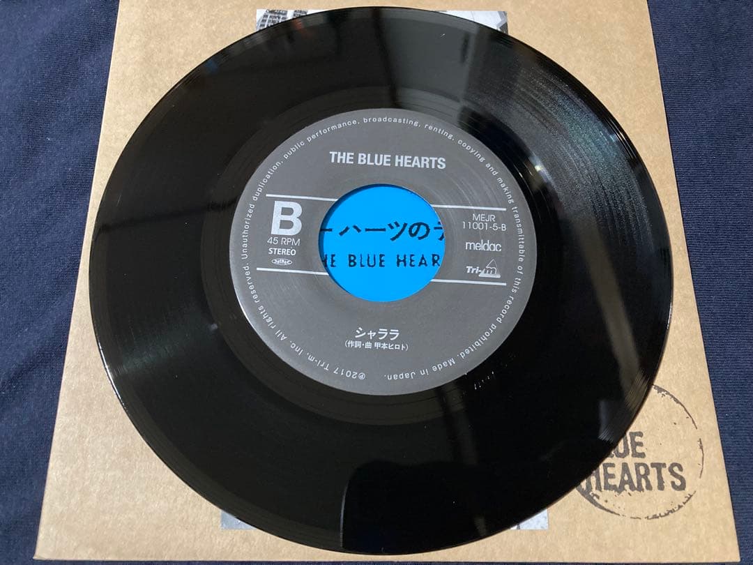 ブルーハーツ　7インチ ブルーハーツのテーマ　チェルノブイリ