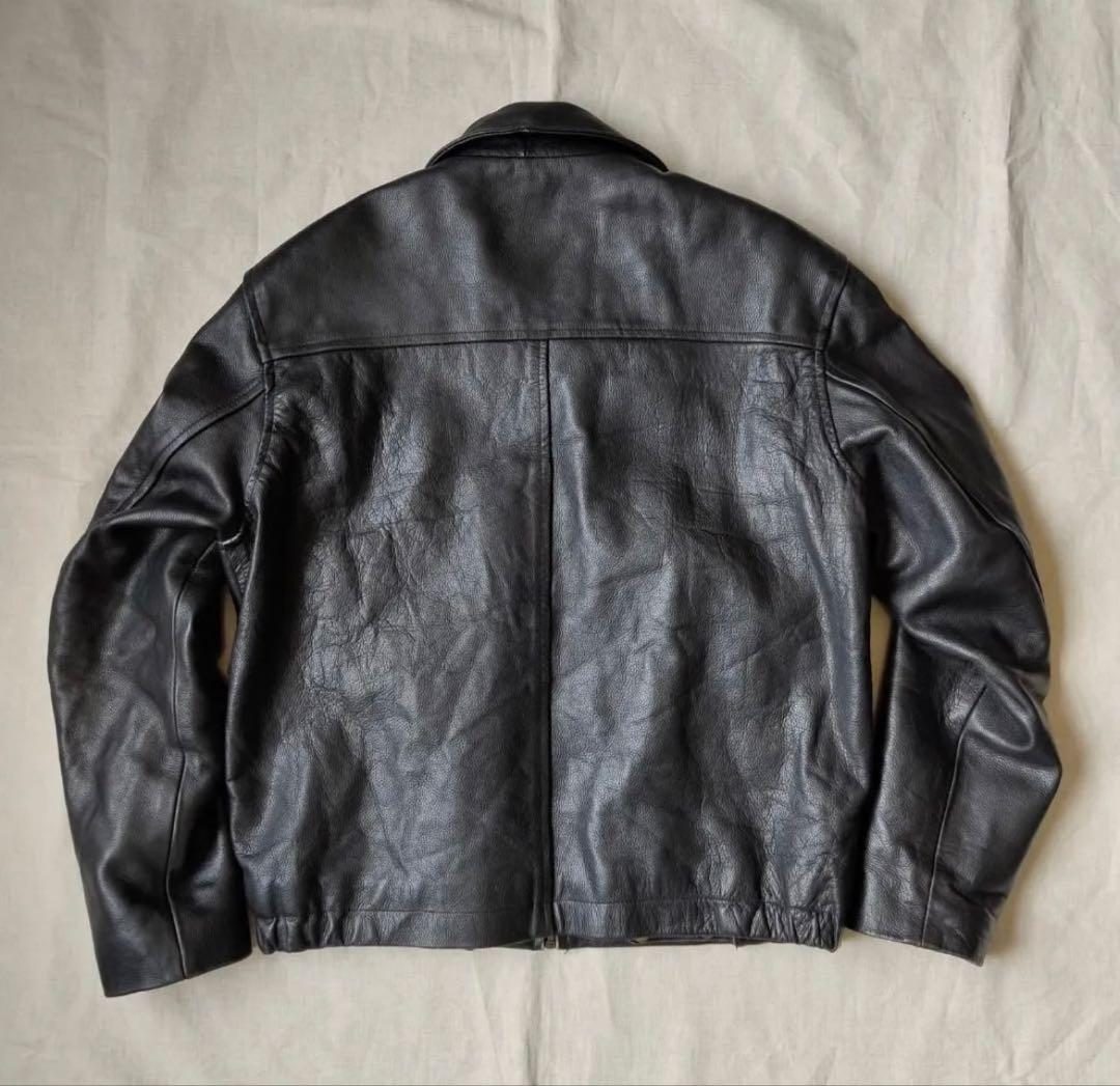 【期間限定格安セール中】レザージャケット ブラック 8'90s フランス軍 希少