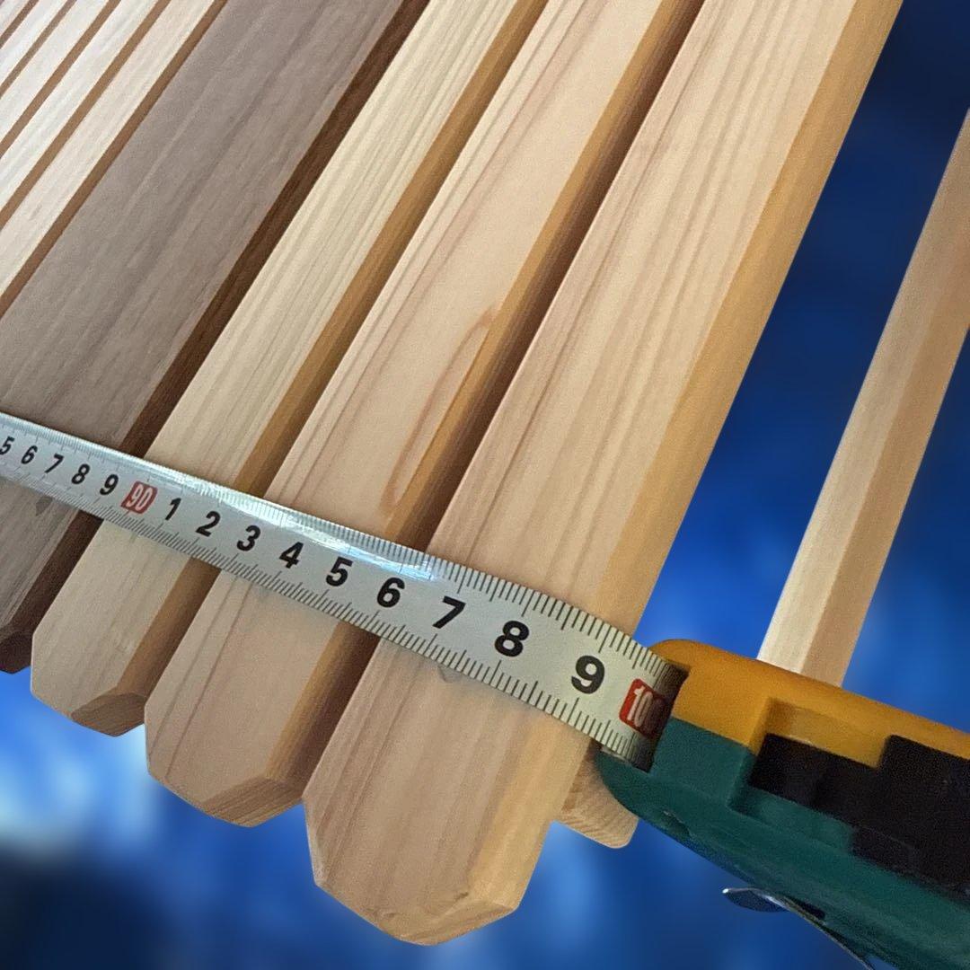 196 ヒノキ　キャンプテーブル　KUROSON370