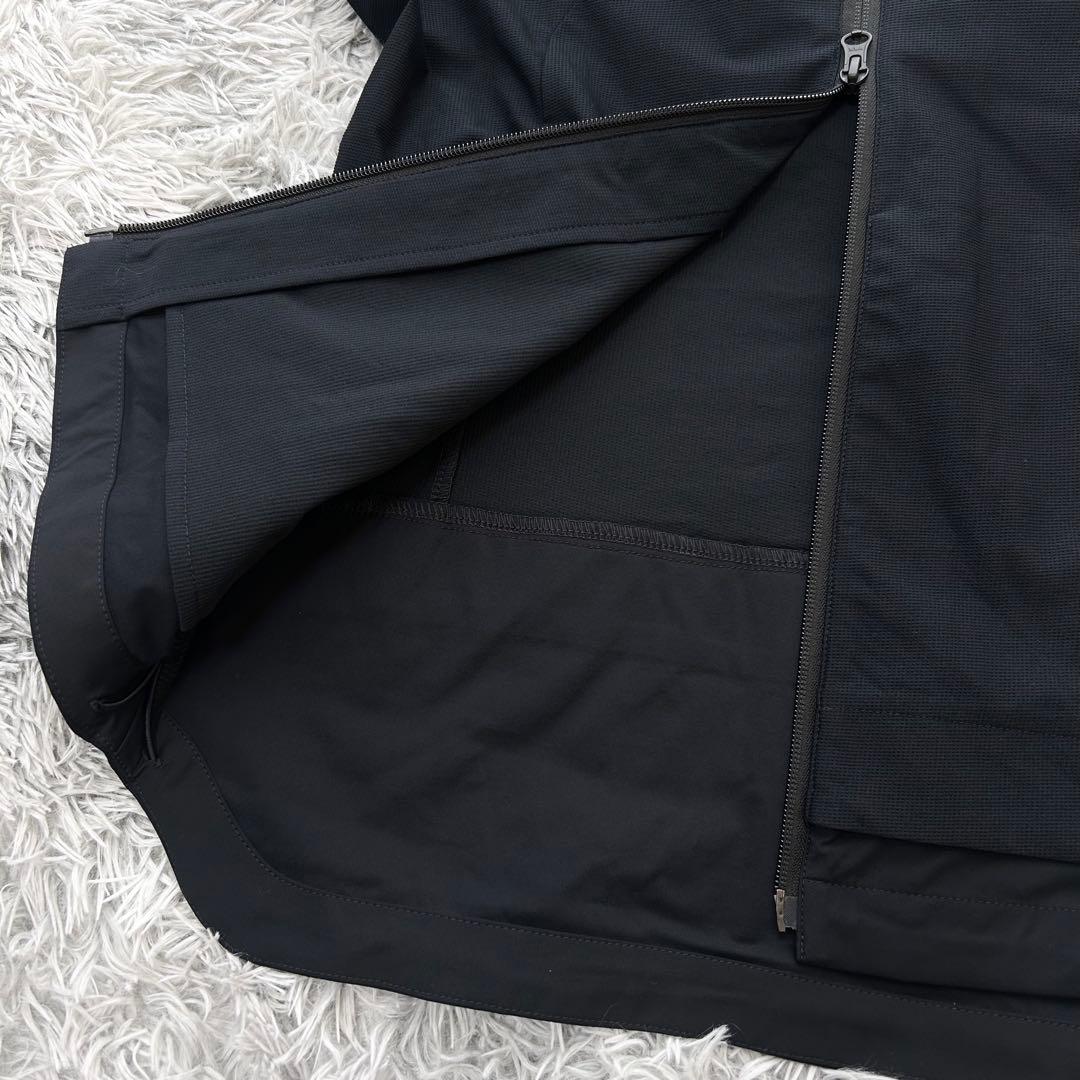 新品　パーリーゲイツ　セットアップ　ジャケット　スカート　薄手　ネイビー　0