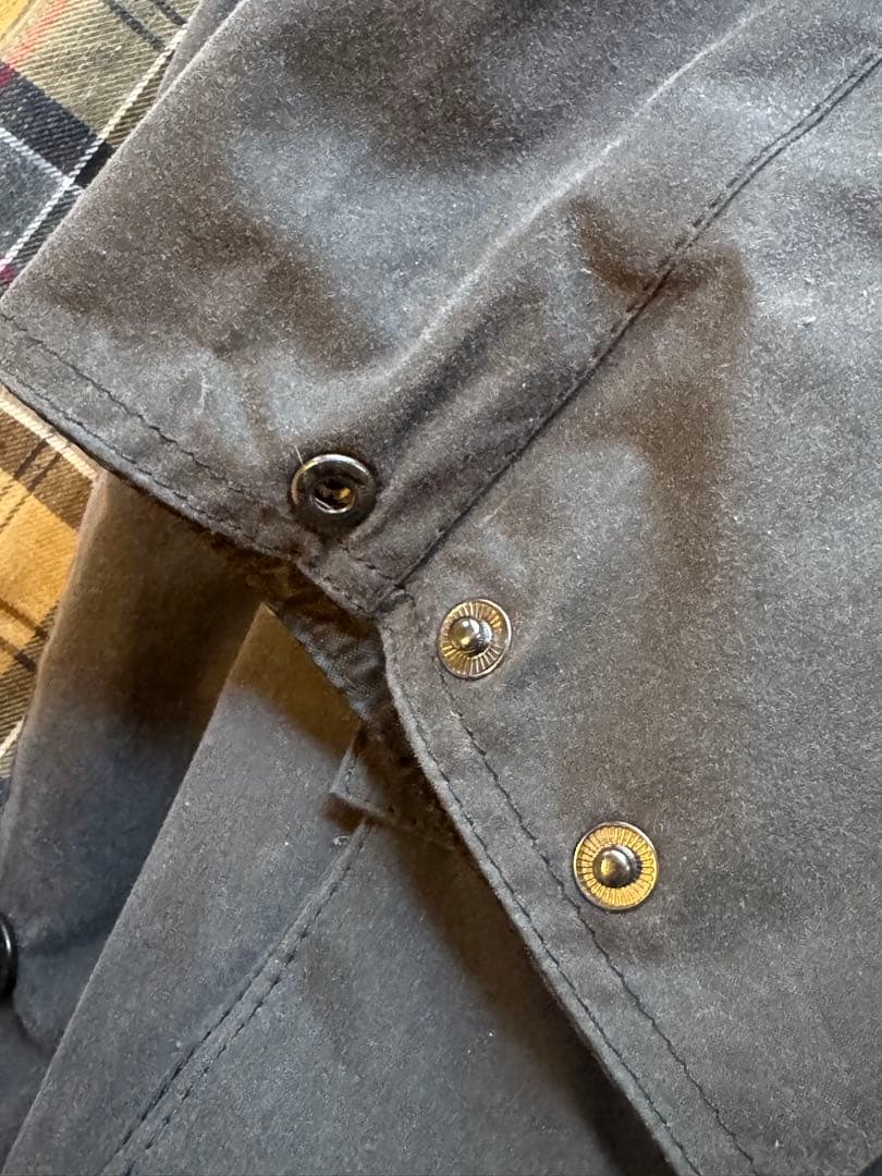 BarbourBorder / ボーダー ハーフコート ガーメント付【グレー】