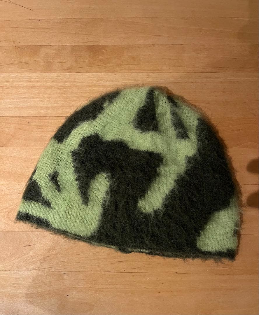 帽子 gramicci mohair burly runningman beanie