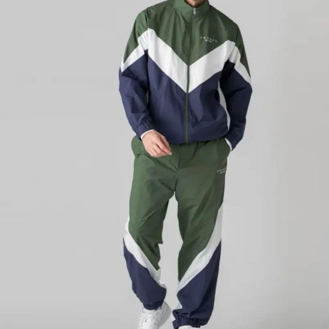 CRONOS 春夏ウインドブレーカー レインウェア セットアップ 上S下M