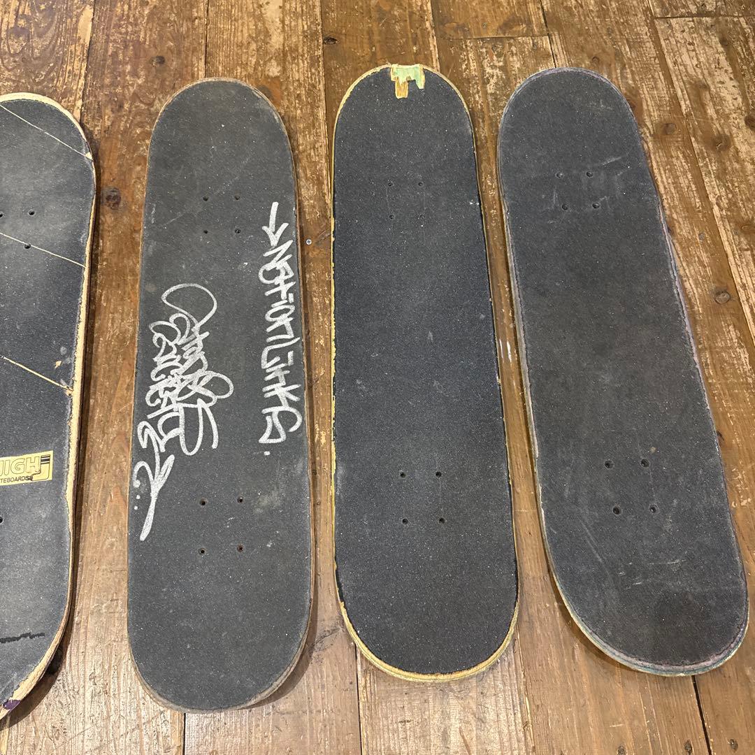 スケボー　廃デッキ　6枚セット　DIY サイズミックス