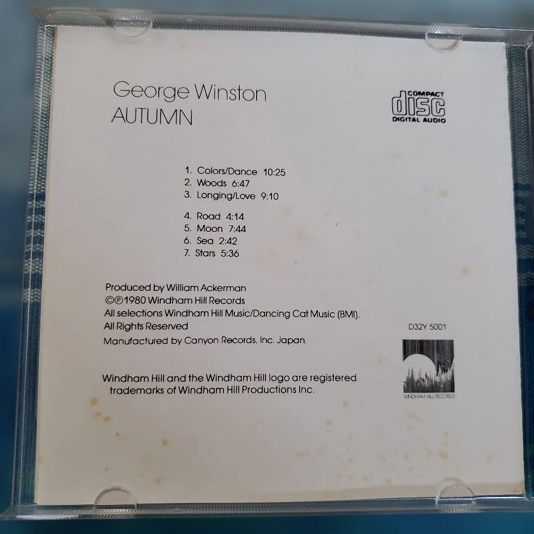 CD ジョージ・ウィンストン アルバム/オータム D32Y5001