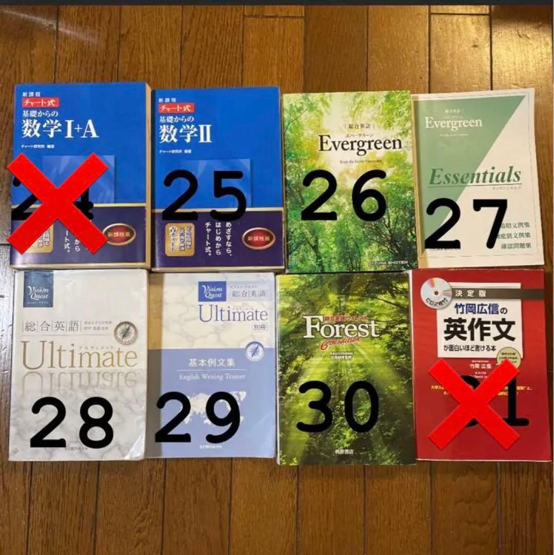 【まとめ売り・バラ可】大学受験用 参考書・問題集・教科書 解答付