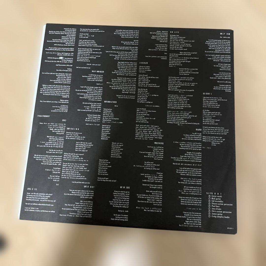Slipknot レコード US オリギナル　1999