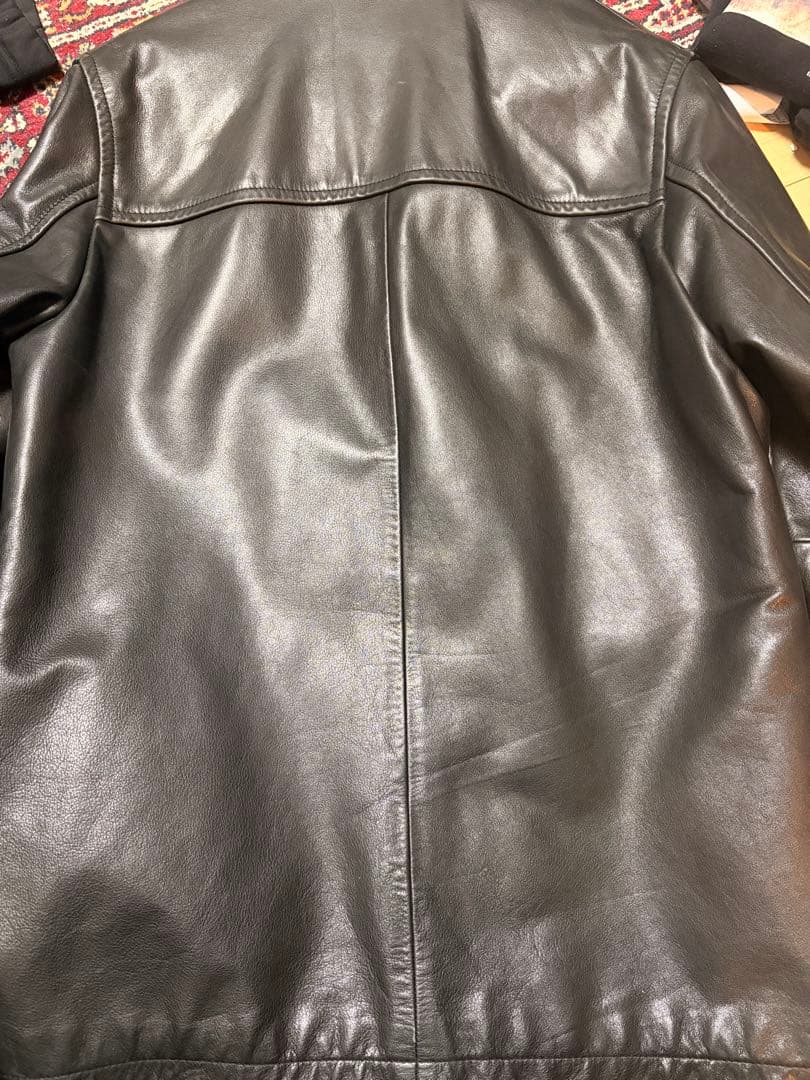 GAP ギャップ 牛革 レザーコート カーコート OLD GAP