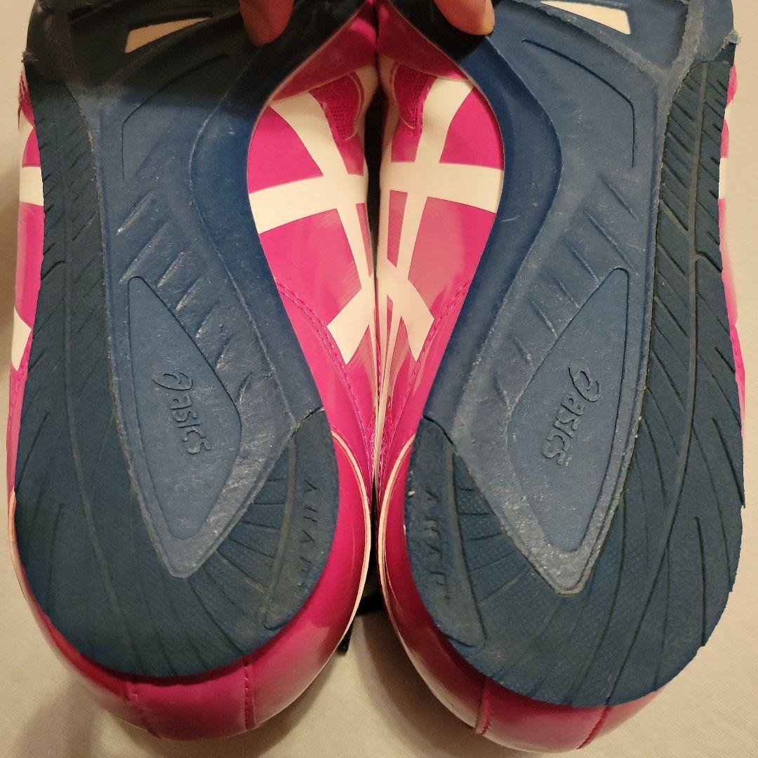 大幅お値下げ‼️【極美品】asicsエフォート　 スパイクシューズ　桃29センチ