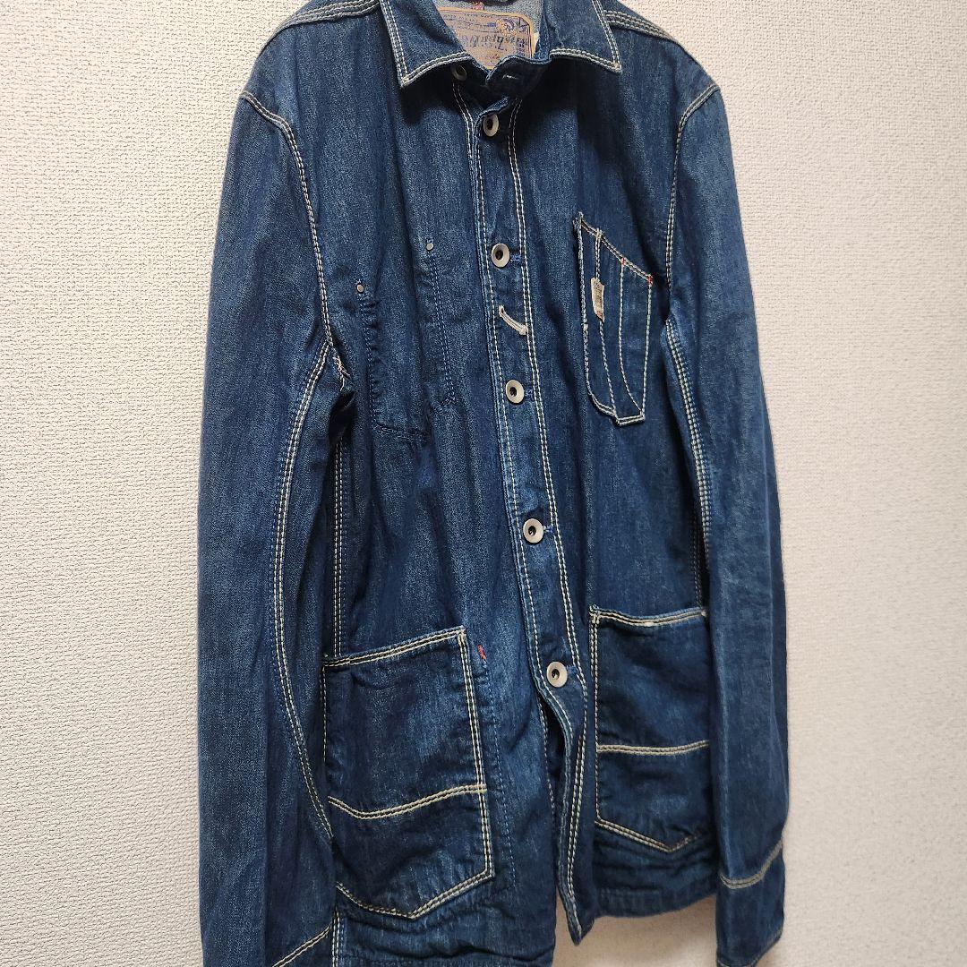 DIESEL エンジニア カバーオール デニム ジャケット S 希少 美品