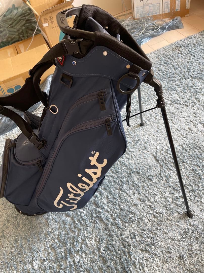 Titleist プレイヤーズ4 ゴルフスタンドバッグ ネイビー