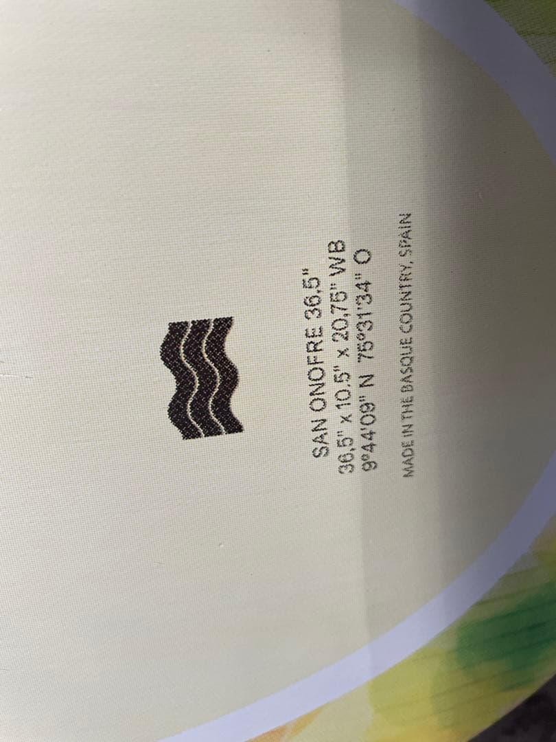 YOW ヤウ サーフスケート35.5inch SAN ONOFRE サンオノフレ