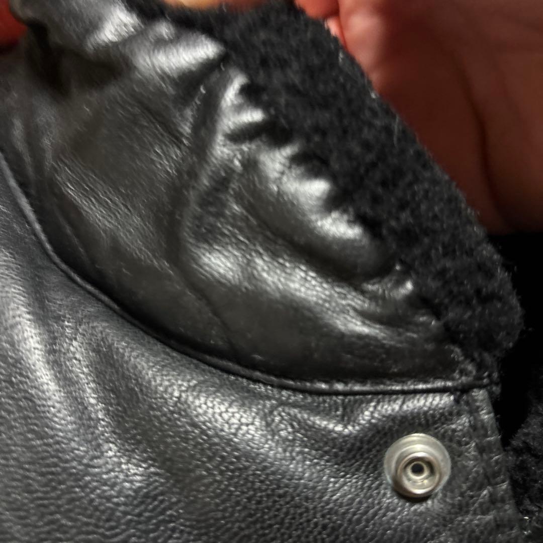 ユナイテッドアローズ　モンキータイム・ダウンベスト　レザーベロア　sizeM