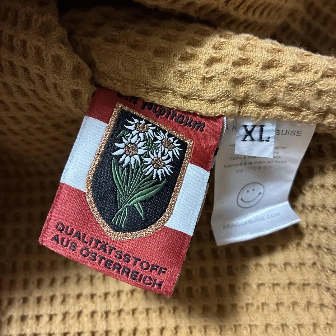 A KIND OF GUISE コットンシャツジャケット ワッフル生地 XL