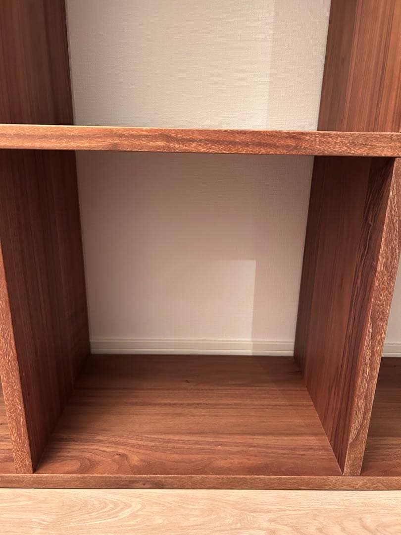 無印良品 スタッキングシェルフ ウォールナット 3×3段