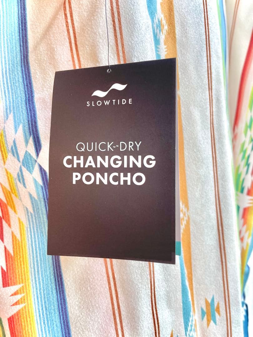 新品未使用♥着替えポンチョ サーフィン 海 ビーチ 速乾 防寒 <スロータイド>