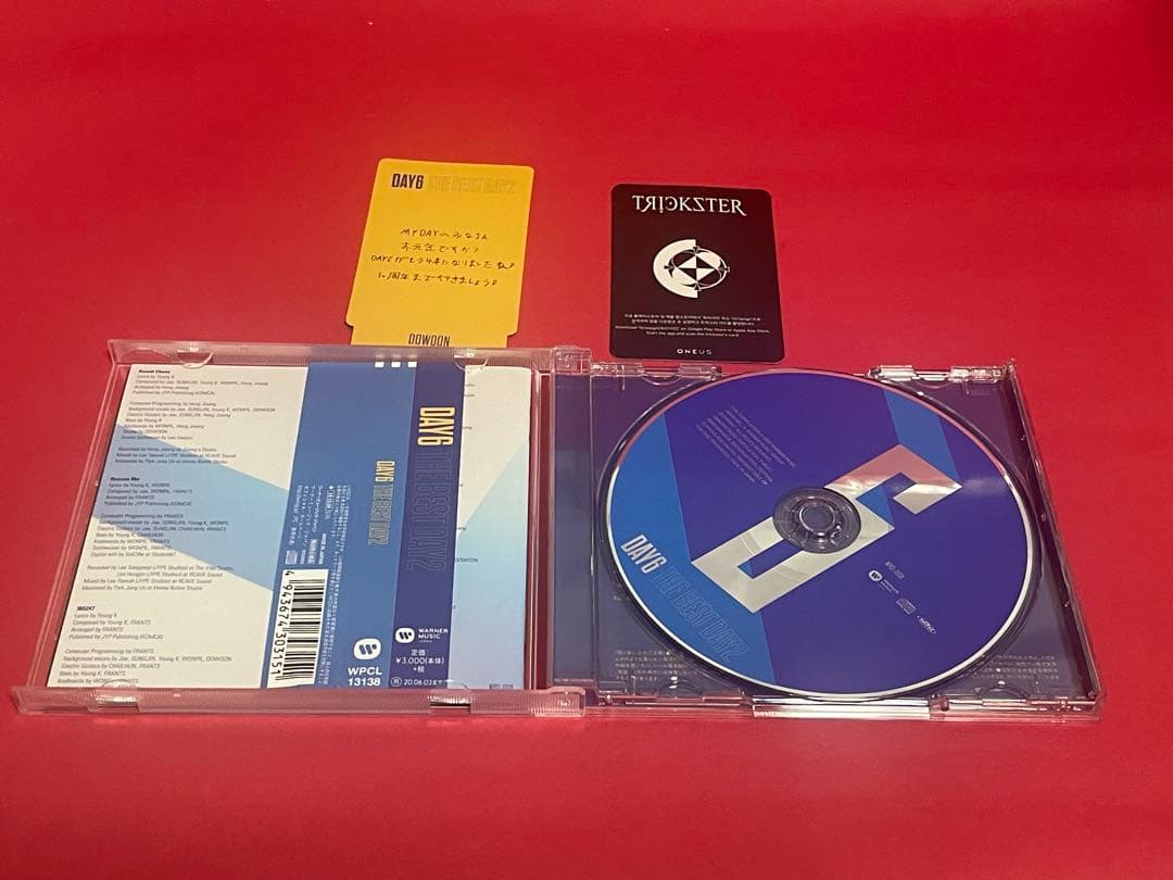 DAY6 THE BEST DAY2 通常盤初回プレス版　カード付き