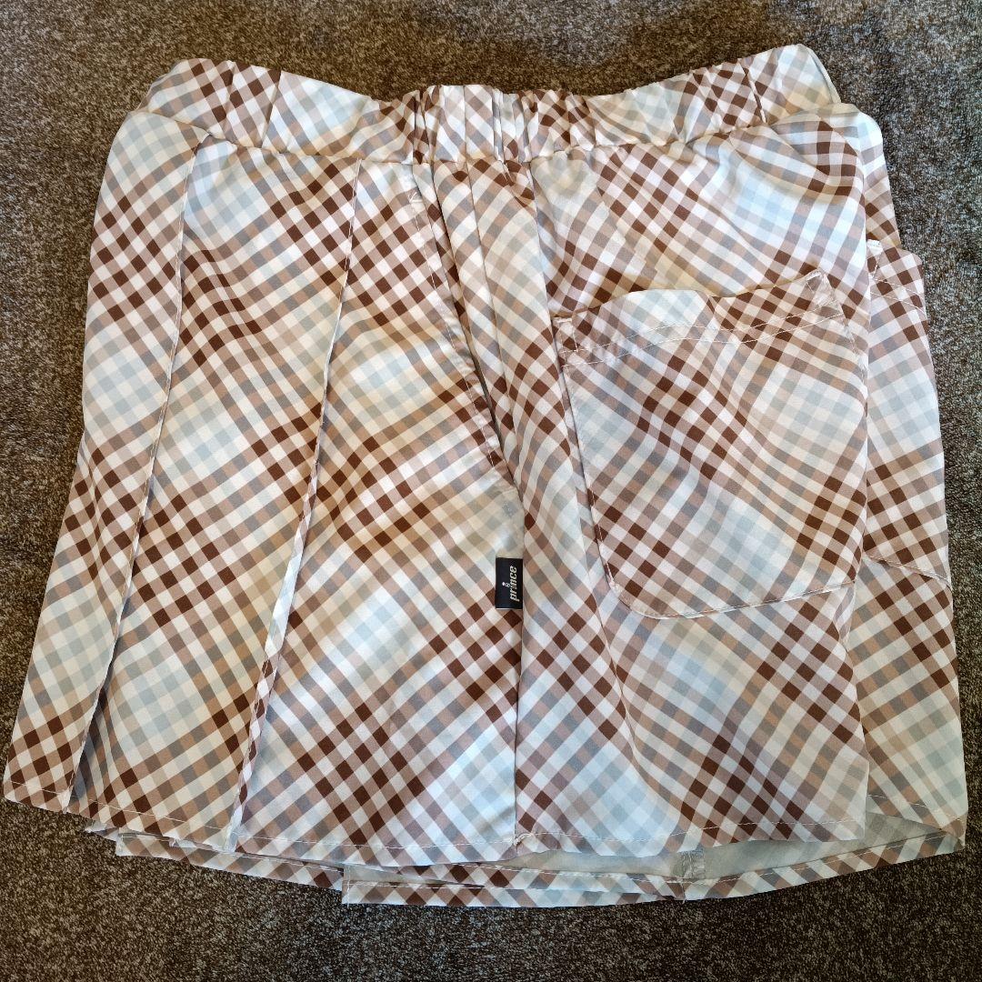 【美品】Prince プリンス テニスウェア 上下セット ブラウン M