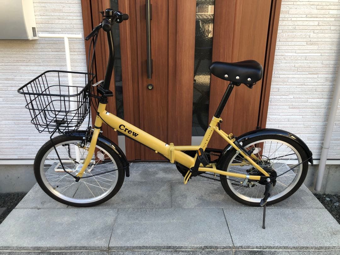説明文必ず見て下さい！　Crew 折り畳み自転車　20インチ