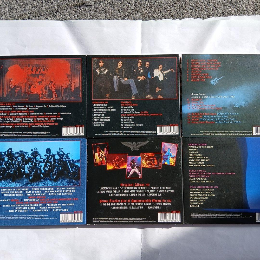 Saxon CD コレクション 6枚セット