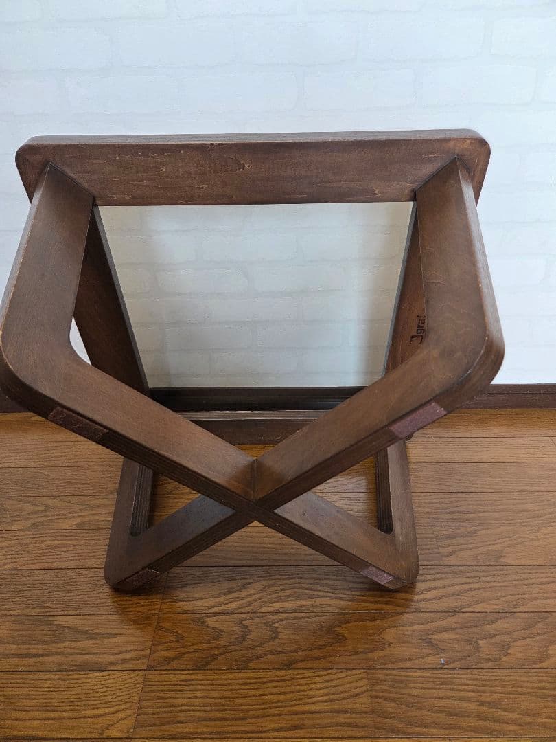 木製家具、ガラストップセンターテーブル、ローテーブル、