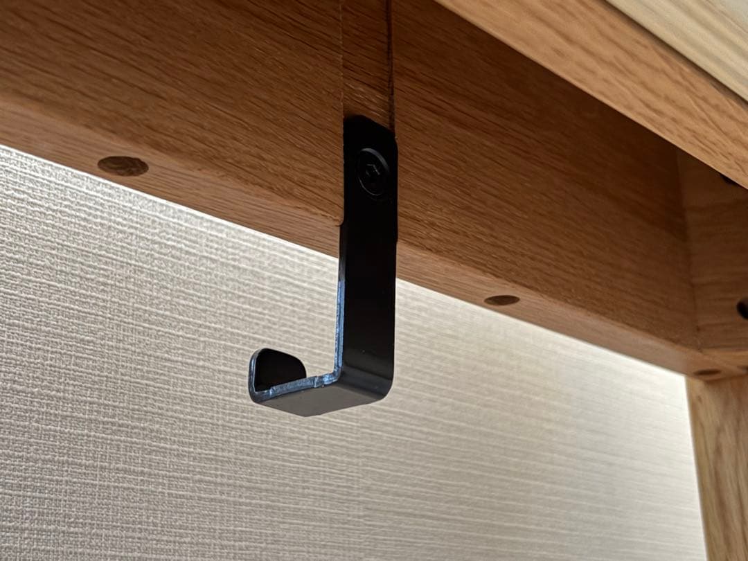 無印良品　オーク材　デスク