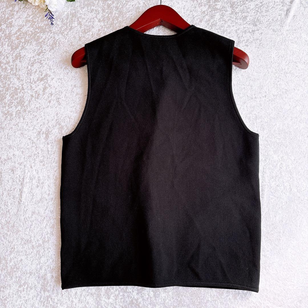 極美品♡CABaN キャバン　ボタニカル柄刺繍ベスト　男女兼用　コットンカシミヤ