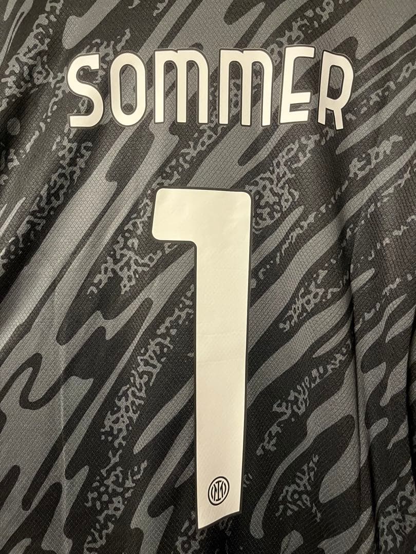 正規品　選手支給用　ゾマー　インテル　24-25 ユニフォーム　長袖