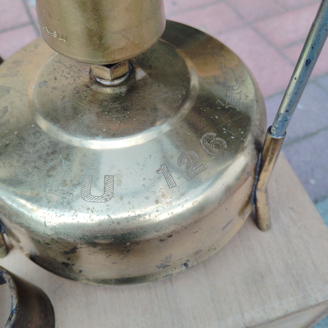 マナスル126 シングルバーナーコンロ 真鍮製・三徳・ヒーター