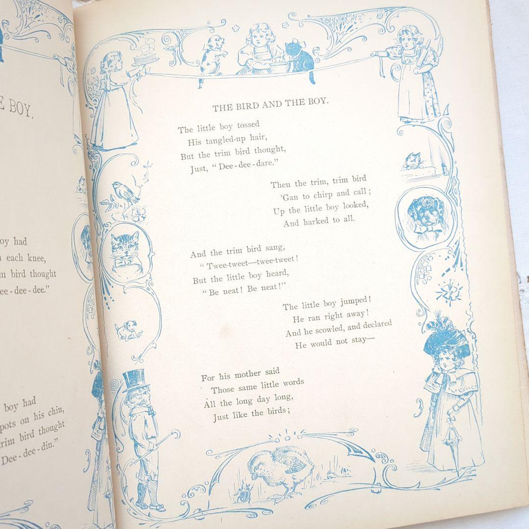 稀少1898アンティーク絵本 児童書 洋書古書 ヴィクトリアン ヴンテージ