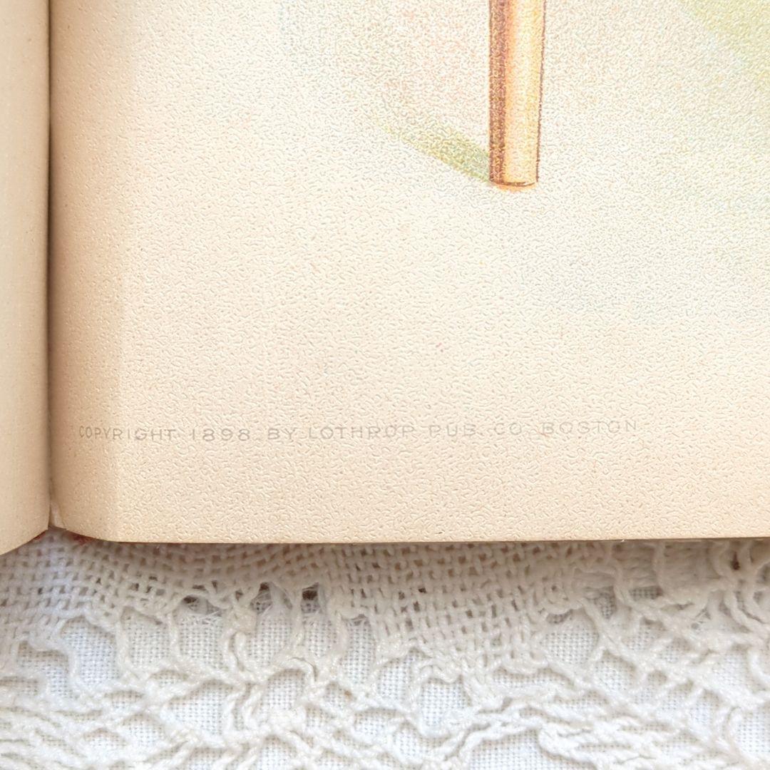 稀少1898アンティーク絵本 児童書 洋書古書 ヴィクトリアン ヴンテージ